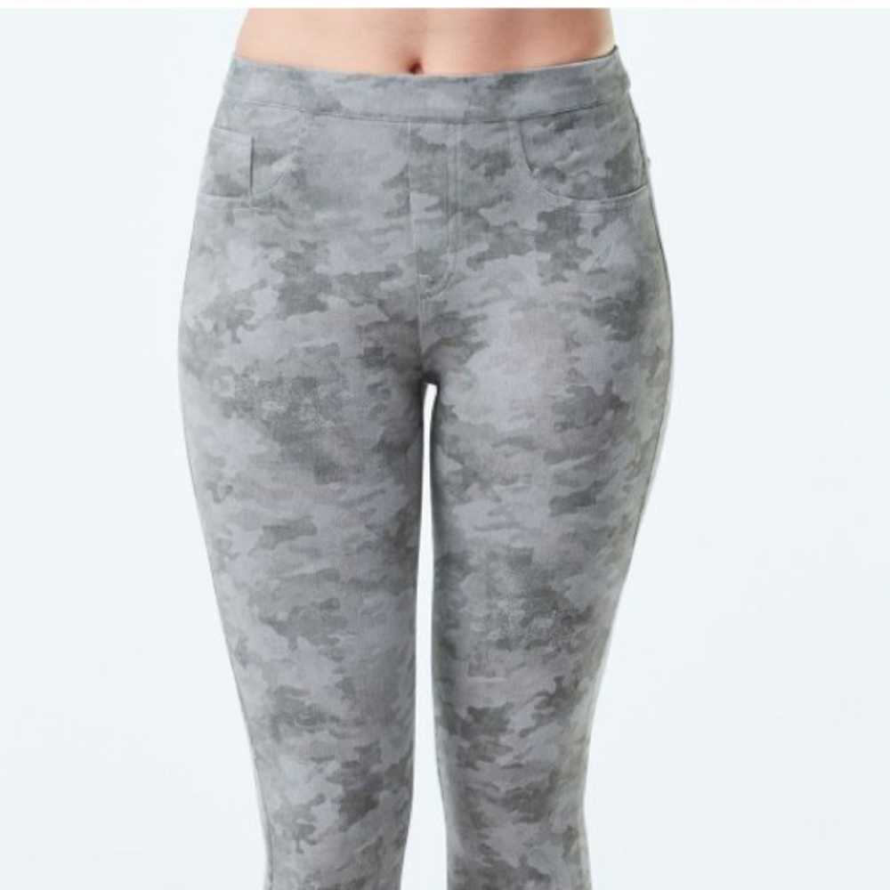SPANX Stone Wash Camo leggings (jean-ish)